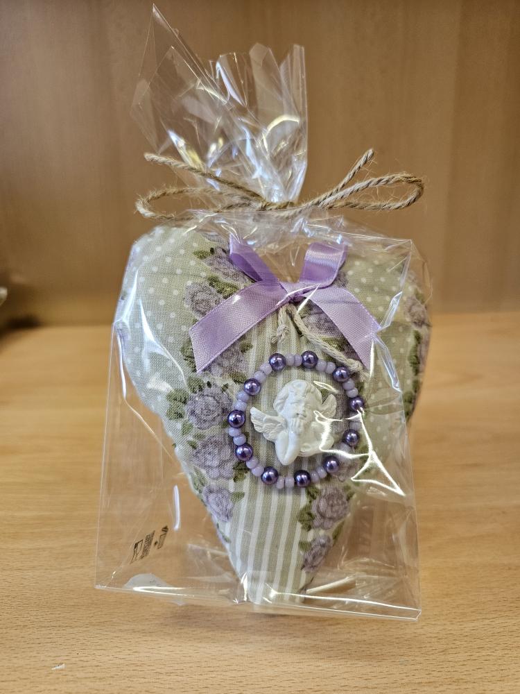 Plátěné srdce, dekorace